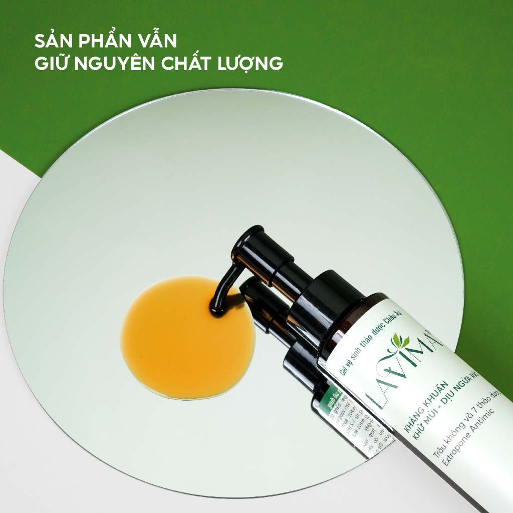 LAVIMA ( MẪU MỚI 110g)  Dung Dịch Vệ Sinh Thảo Dược Châu Âu, kháng khuẩn khử mùi, dịu ngứa rát