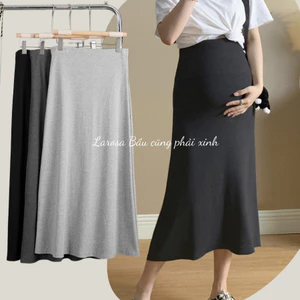 Larosa Chân Váy Bầu Đuôi Cá Ôm Body Dáng Dài Chất Cotton Co Dãn 4 Chiều - LA098V
