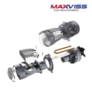 Bóng đèn LED ô tô CHÍNH HÃNG Maxviss H4 MINI Z80 - Nhỏ gọn - Giữ Zin - Tăng sáng - Đăng kiểm được | Phụ kiện ô tô ADG