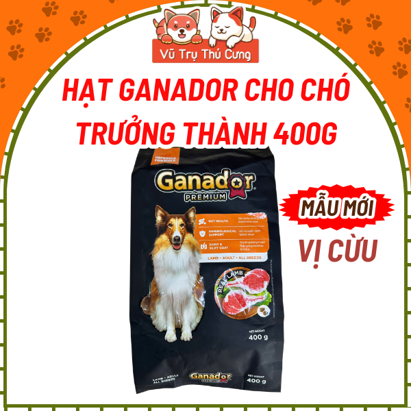 Thức Ăn Hạt Cho Chó Ganador Nhiều Dinh Dưỡng 400g