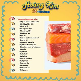 Hạt cho chó 6kg MOLIK hạt mix topping thịt sấy, sữa dê, 15 ngày hỗ trợ tiêu hóa, chó kén ăn