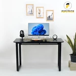 Bàn Gaming chữ U FUFUTECH chân sắt, mặt gỗ MDF cao cấp, setup gaming cực chất đặt 2 màn hình cực dễ làm việc đều sướng — ảnh 4