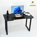 Bàn Gaming chữ U FUFUTECH chân sắt, mặt gỗ MDF cao cấp, setup gaming cực chất đặt 2 màn hình cực dễ làm việc đều sướng — ảnh 3