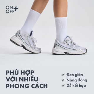 Hộp combo 5 đôi tất nữ cổ cao cotton ESSENTIAL kháng khuẩn khử mùi ONOFF - 16AR25A480