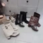 Boot da khóa xỏ ngón brand MIJILI gót trụ hàng cao cấp fullbox