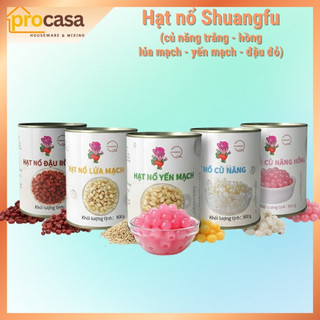 (ShuangFu) Hạt nổ củ năng - lúa mạch - yến mạch - 850gr - sử dụng cho pha chế - trà sữa - trái cây - nguyên liệu pha phế