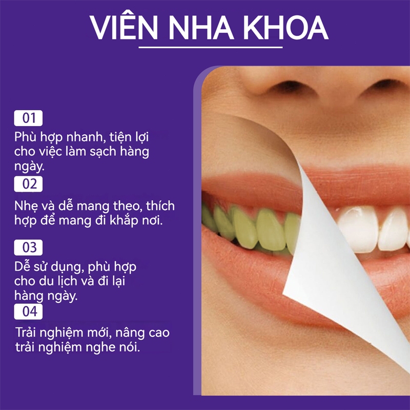 Viên kem đánh răng dạng rắn, Kem đánh răng nhai cầm tay, Chăm sóc răng miệng, Kem đánh răng nhaiHơi thở thơm mát