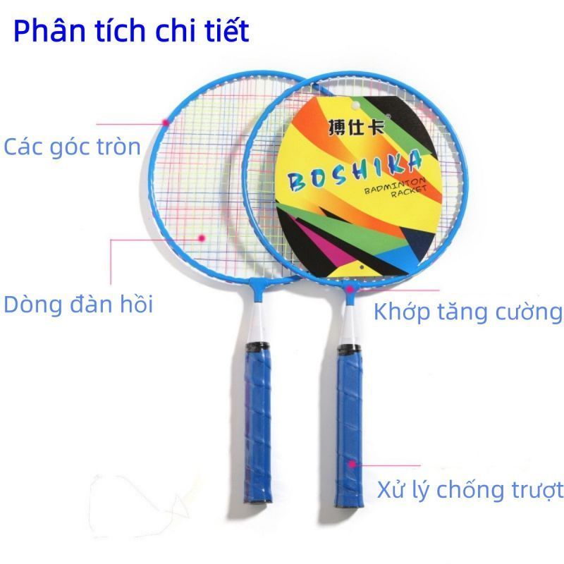 Trẻ em thể thao ngoài trời đồ chơi vợt Badminton 2pcs với 3Balls cho trẻ em chất lượng cao quà tặng cô gái bé trai