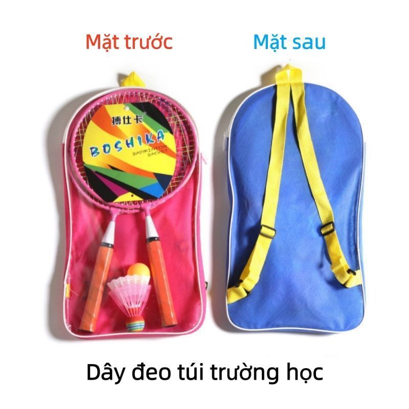 Trẻ em thể thao ngoài trời đồ chơi vợt Badminton 2pcs với 3Balls cho trẻ em chất lượng cao quà tặng cô gái bé trai
