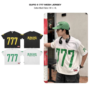 Áo Jersey Nam Nữ GUPO 777 Mesh Jersey Form Boxy Unisex Local Brand - JS01