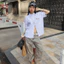 Áo Sơ Mi Boxy Thêu Xù GUPO’sg Studio Vải Oxford Tay Ngắn Nam Nữ Local Brand - TS04