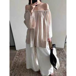 𝗦𝘂𝘀𝗶 𝗟𝗶𝗻𝗲𝗻 - |LY LINEN| - Áo linen trễ vai