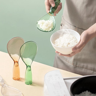 Vá xới cơm trong suốt chống dính tự đứng cao cấp