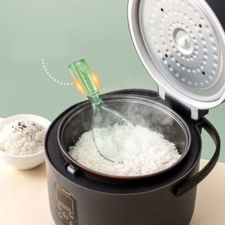 Vá xới cơm trong suốt chống dính tự đứng cao cấp