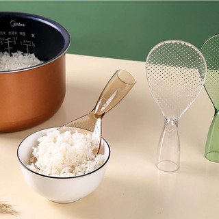 Vá xới cơm trong suốt chống dính tự đứng cao cấp