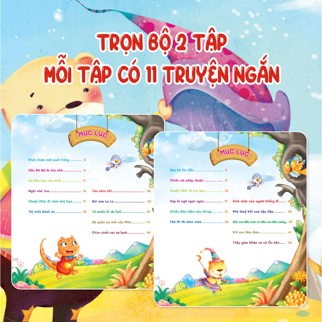 Sách - Combo 2 Cuốn Truyện Kể Cho Bé Trước Giờ Đi Ngủ - Tiên Phong Books