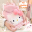 Túi Chườm Bụng Giữ Nhiệt Hello Kitty, Túi Sưởi Ấm Đau Bụng Kinh Lông Cừu Mềm Mại Nhiều Mẫu Dễ Thương