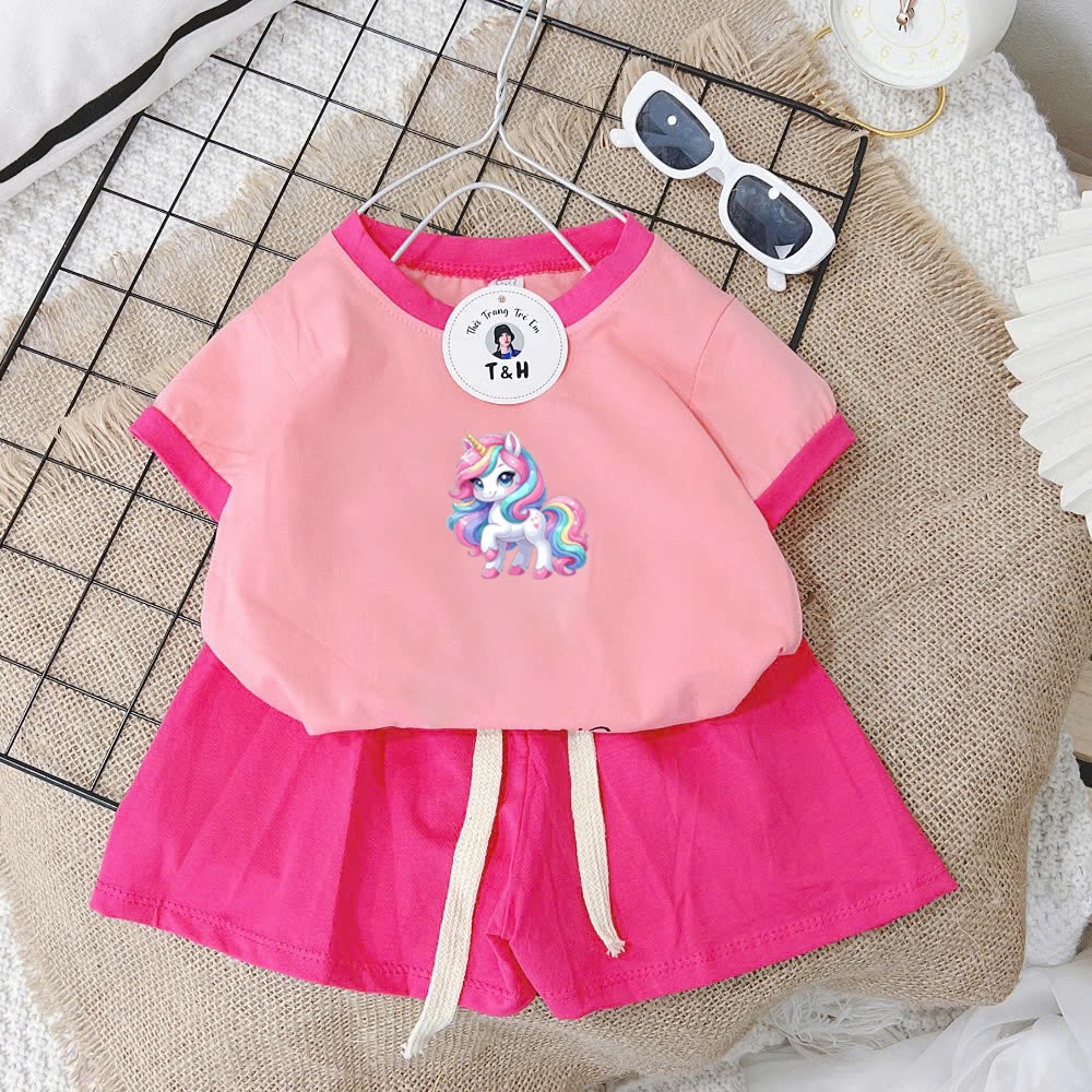 👕👖 ĐỒ BỘ BÉ GÁI – CHO BÉ THÊM ĐÁNG YÊU VÀ THOẢI MÁI 🌸 12-40kg IP66