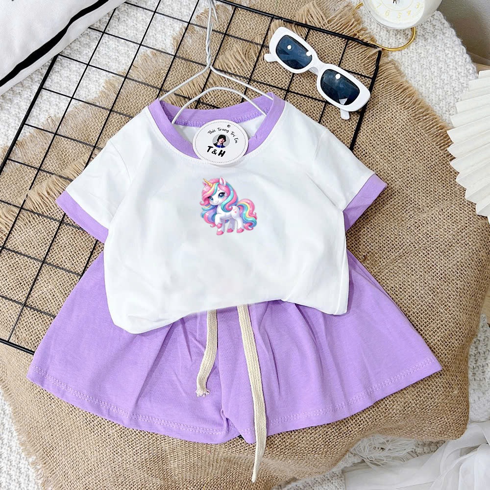 👕👖 ĐỒ BỘ BÉ GÁI – CHO BÉ THÊM ĐÁNG YÊU VÀ THOẢI MÁI 🌸 12-40kg IP66