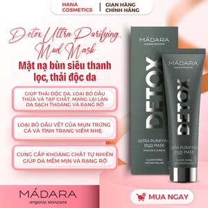 Mặt nạ bùn thải độc da, siêu thanh lọc Mádara Detox Ultra Purifying Mud Mask 60ml