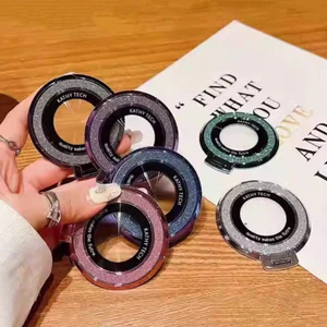 Giá đỡ điện thoại nhẫn đeo tay lấp lánh-Giá đỡ bàn có thể điều chỉnh-Tương thích với nhiều thiết bị