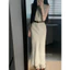 -Lấy lên 1 size-Váy dài trơn basic kèm đai tôn dáng – form chuẩn thanh lịch, sang chảnh nhẹ nhàng. Size S->XL