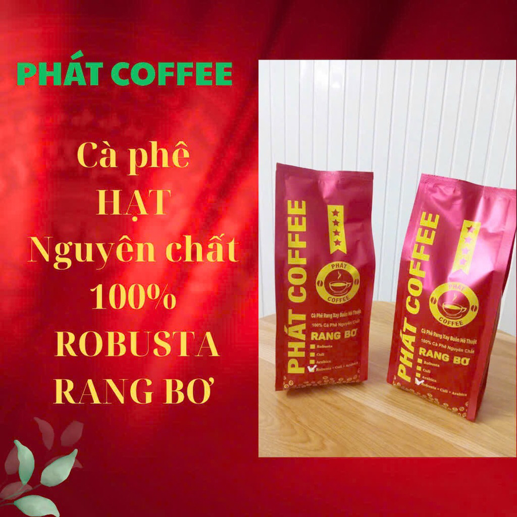 5kg Cà phê giá Sỉ Hạt Và Bột Robusta S18 Rang Bơ