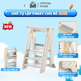 Ghế Tự Lập Tăng Chiều Cao Cho Bé, Thang Kê Chân Giúp Bé Tự Sinh Hoạt Cá Nhân, Gấp Gọn Tiện Lợi C005