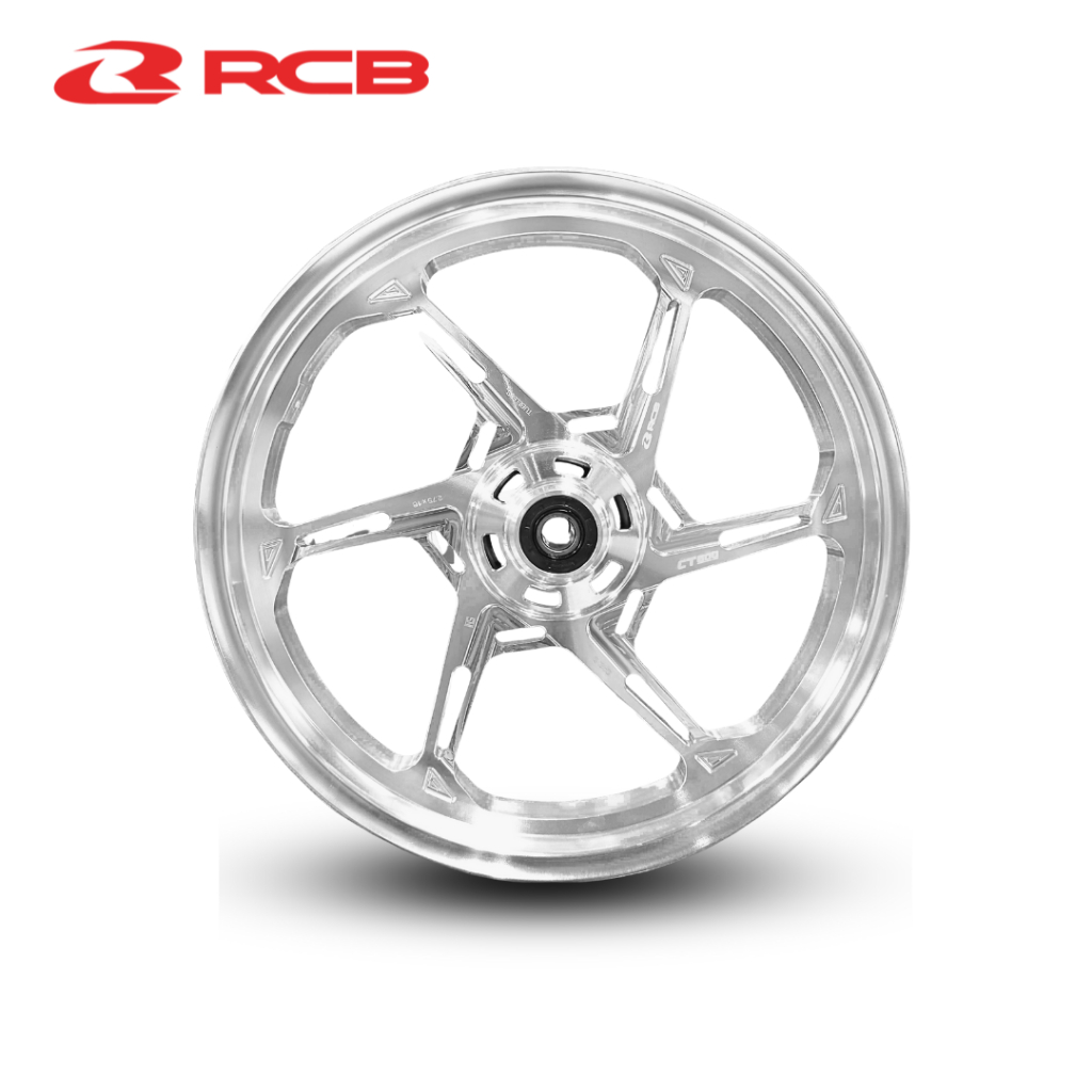 (Tặng kèm Van Vòi 8mm) Mâm RCB CNC CT600 Cho SH350i – 6 Cây Xéo – Kích Thước F275x16 R350x16