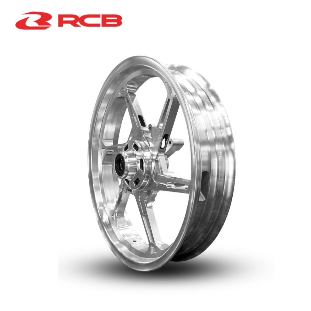 (Tặng kèm Van Vòi 8mm) Mâm RCB CNC CT600 Cho SH350i – 6 Cây Xéo – Kích Thước F275x16 R350x16