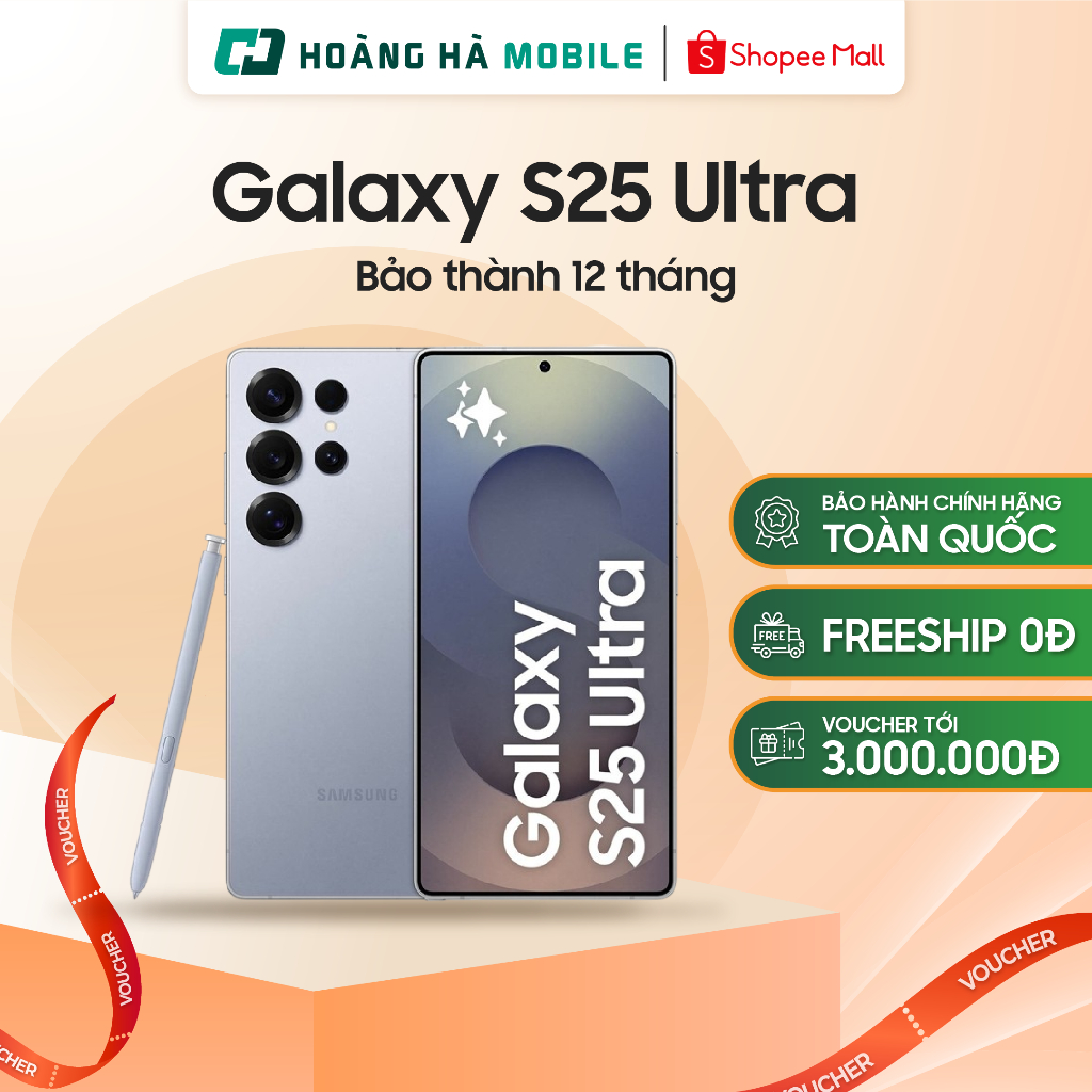 [Outlet S1] Điện thoại di động Samsung Galaxy S25 Ultra 12GB/256GB Bút S Pen, Màn hình 6.9 inch Dynamic AMOLED | BigBuy360 - bigbuy360.vn
