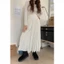 Chân váy lụa maxi tầng 2 lớp W@reHouse* bigsize.