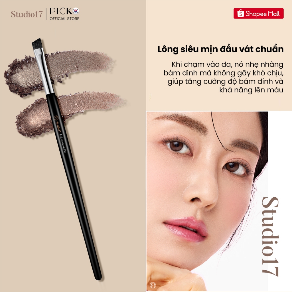 Cọ kẻ lông mày STUDIO17 EYEBROW BRUSH 352