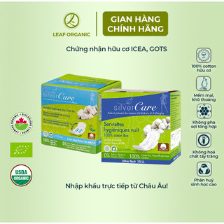 Băng vệ sinh hữu cơ Silvercare siêu mỏng/hàng ngày