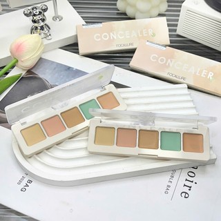 [FOCALLURE] Bảng Triệt Sắc Che Khuyết Điểm FOCALLURE 5 Ô, Color Concealer Palette, 4.3g (FA172)