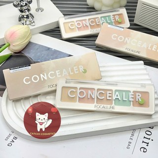 [FOCALLURE] Bảng Triệt Sắc Che Khuyết Điểm FOCALLURE 5 Ô, Color Concealer Palette, 4.3g (FA172)
