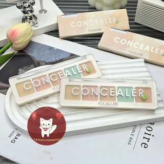[FOCALLURE] Bảng Triệt Sắc Che Khuyết Điểm FOCALLURE 5 Ô, Color Concealer Palette, 4.3g (FA172)