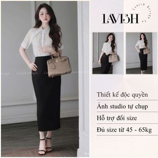 Set Áo Ren Phối Chân Váy Thanh Lịch – Chất Liệu Cao Cấp, Dáng Chuẩn Sang Trọng | Lavish Design - S1172