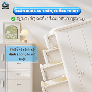 Kệ Đựng Đồ Cho Bé Pakey Cao Cấp CÓ TẤM HẬU, Tủ Kệ Đa Năng Nhiều Hộc Nhựa Nguyên Sinh An Toàn Cho Bé E011