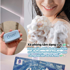 [CHÍNH HÃNG] Xà Phòng Coast Classic Scent Refreshing Deodorant Soap 113g - SHOP DẦU DOKRAK
