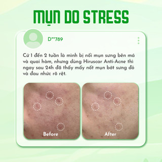 Gel giảm mụn nhanh 24h Hiruscar Anti Acne Advance Spot Gel 10g