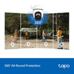 Camera Ngoài Trời Tapo C615G KIT 4G LTE – Quay Quét 360°, Dùng Pin & Tấm Năng Lượng Mặt Trời, Theo Dõi Mọi Lúc Mọi Nơi — ảnh 8