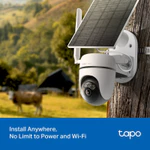Camera Ngoài Trời Tapo C615G KIT 4G LTE – Quay Quét 360°, Dùng Pin & Tấm Năng Lượng Mặt Trời, Theo Dõi Mọi Lúc Mọi Nơi — ảnh 5