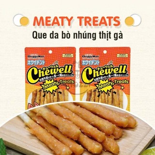 Snack cho chó Doggyman Xương Que cuốn nhúng thịt gà collagen