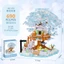 Đồ Chơi Lắp Ráp Cây Hoa Và Ngôi Nhà (690 – 860 PCS) | Mô Hình Lắp Ráp Cho Bé | Tomoni Kids