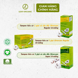 Tampon hữu cơ Silvercare với thiết kế cần đẩy, dễ sử dụng và an toàn cho sức khỏe