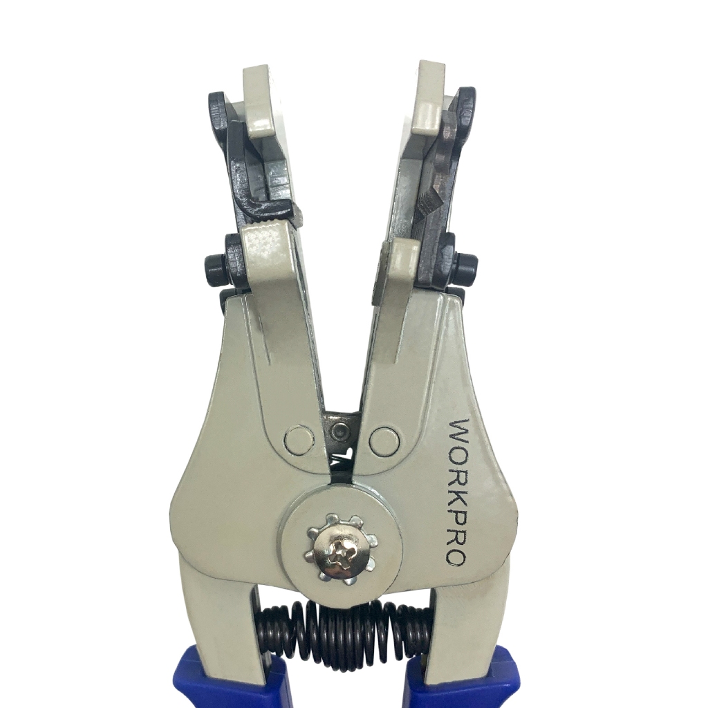 Kìm tuốt dây tự động WORKPRO WP291006 kích thước 168mm (6-1/2 inch), khả năng cắt 8-18AWG (1 - 3,2mm) - Hàng chính hãng