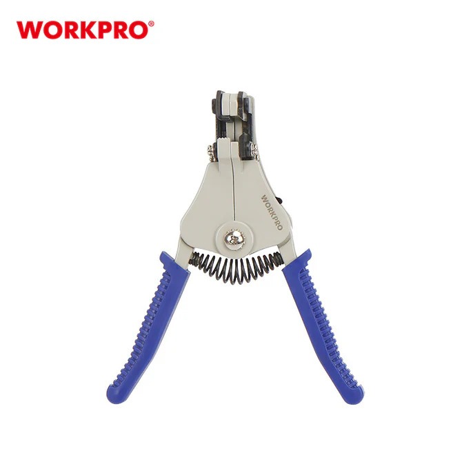 Kìm tuốt dây tự động WORKPRO WP291006 kích thước 168mm (6-1/2 inch), khả năng cắt 8-18AWG (1 - 3,2mm) - Hàng chính hãng