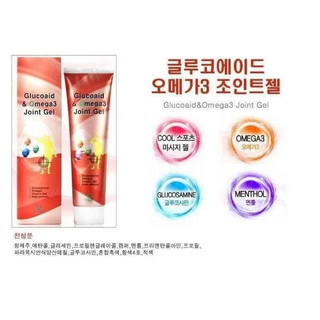 [CHÍNH HÃNG] Dầu Lạnh Đỏ Xoa Bóp Glucoaid & Omega 3 Cream Hàn Quốc 165ml - SHOP DẦU DOKRAK