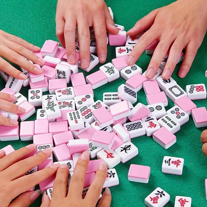 Bộ trò chơi Mahjong,Trò chơi bảng truyền thống,Bộ mạt chược mini tiện lợi,Trò chơi bảng giải trí tại nhà